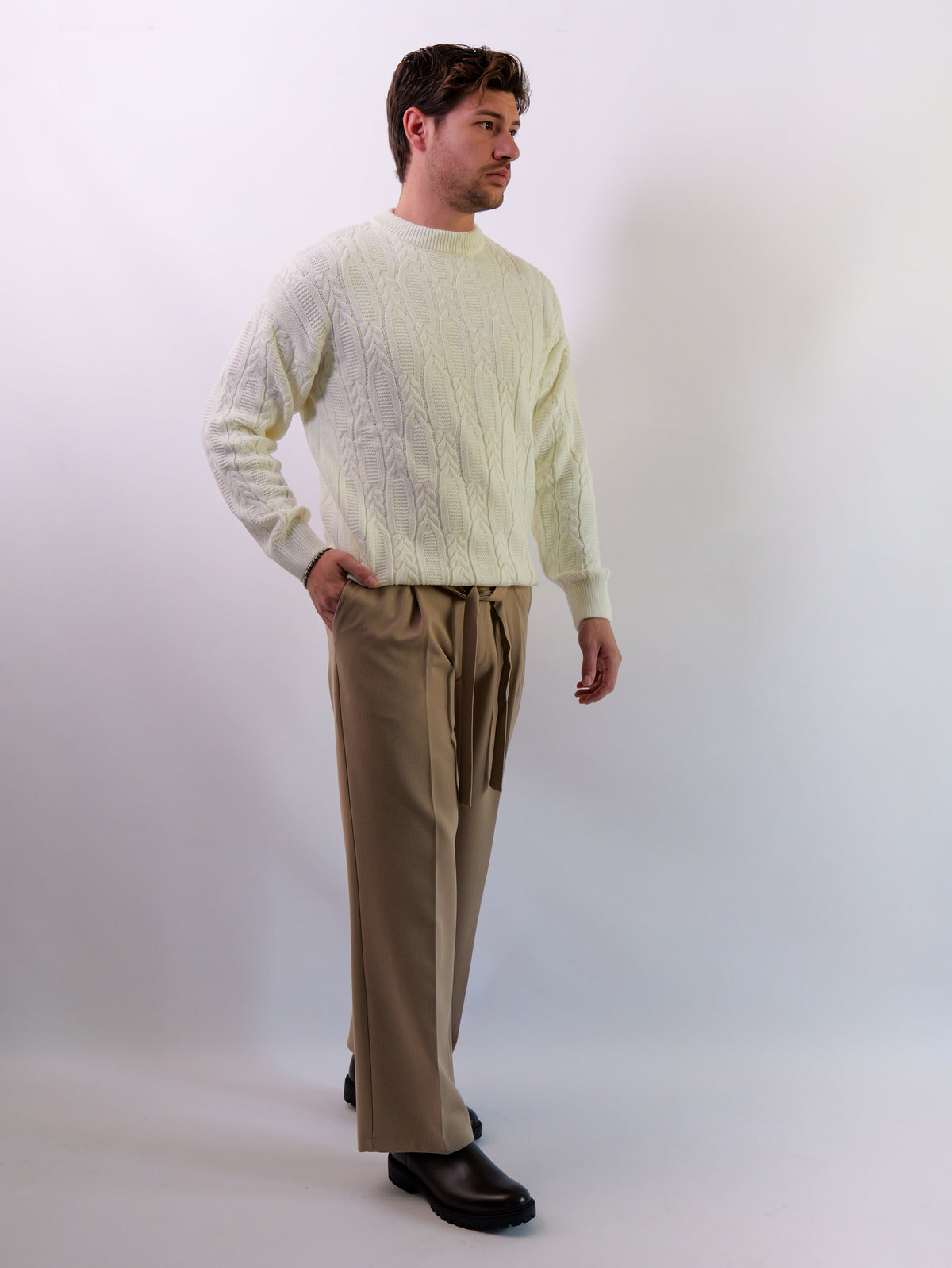 MAGLIONE TRECCE